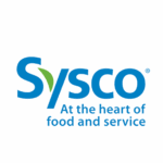 Sysco: At the heart of food and service (logo)